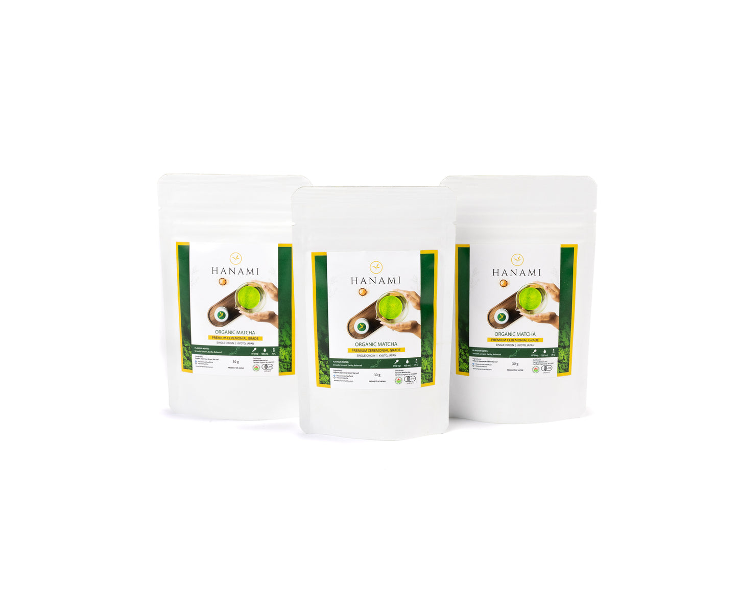 Hanami Matcha | Organic Ceremonial Grade 3-Set New*